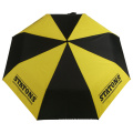 Parapluie en tissu de nylon à 3 plis avec impression de logo personnalisé spécial avec sac fourre-tout